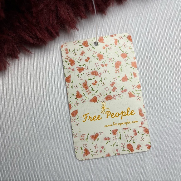 Free People Fuzzy Beanie Hat New - Picture 7 of 8